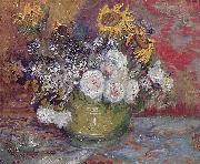 Vincent Van Gogh Stilleben mit Rosen und Sonnenblumen Sweden oil painting artist